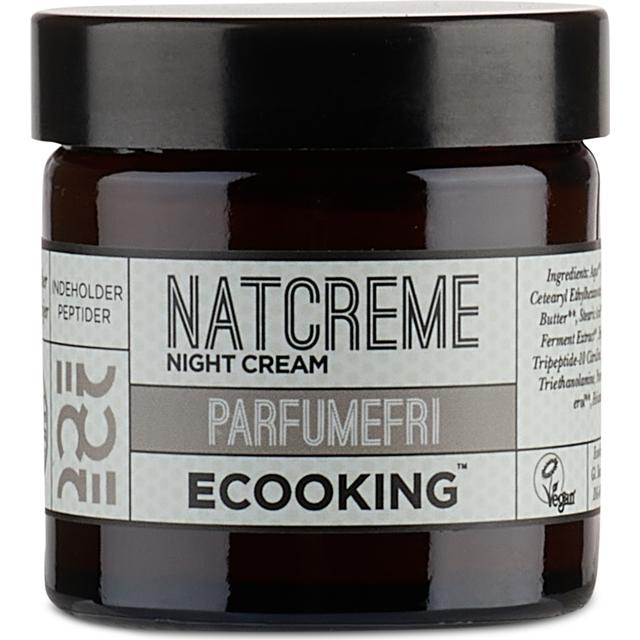 Ecooking Night Cream Fragrance Free 50ml - Natcreme Test - Dinskønhed.dk