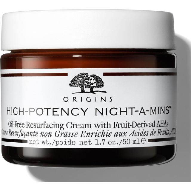 Origins High Potency Night-a-Mins Oil-Free Resurfacing Cream 50ml - Natcreme Test - Dinskønhed.dk